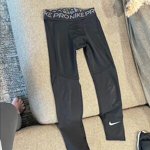Nike Kids pro compressions pants size small